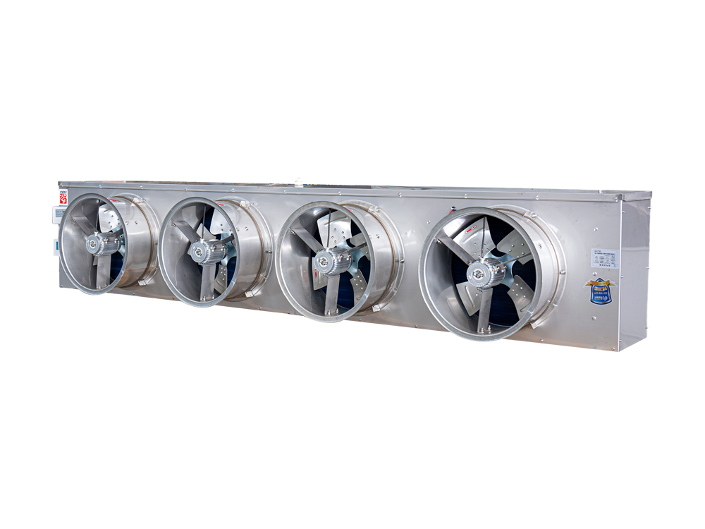 Duct-mounted electric heating element air cooler