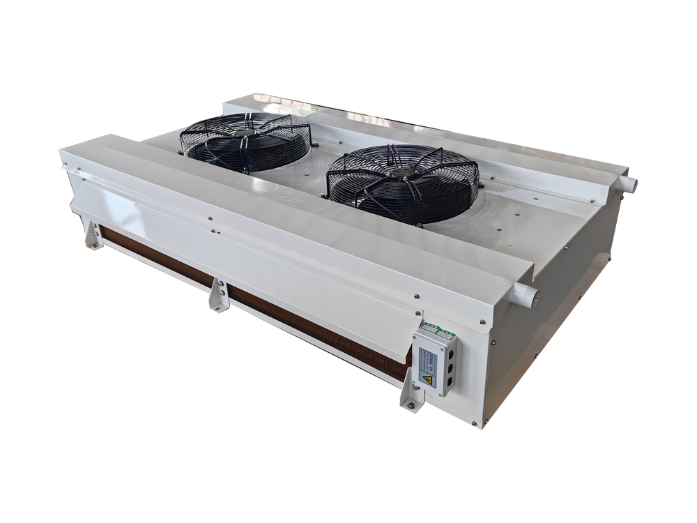 Dual-side-discharge golden high-corrosion-resistant fin air cooler