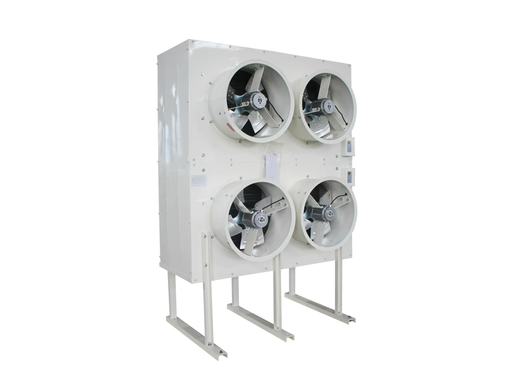 Floor-standing square side-discharge air cooler