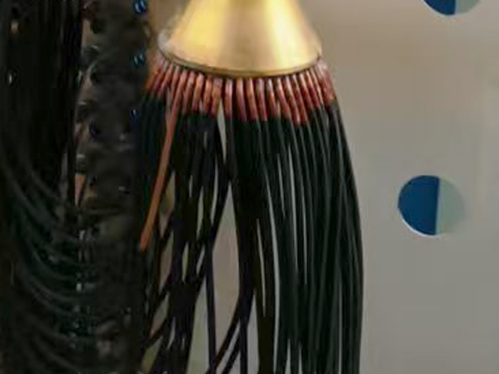 Copper tube capillary heating shrink tubing protective cover air cooler