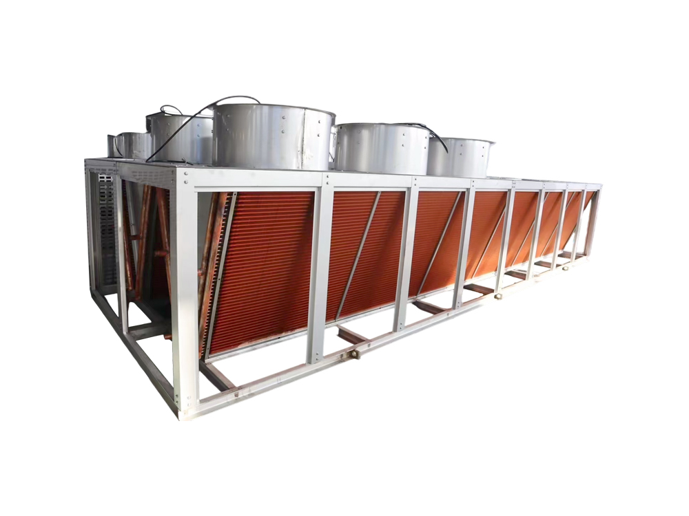 Copper fin condenser