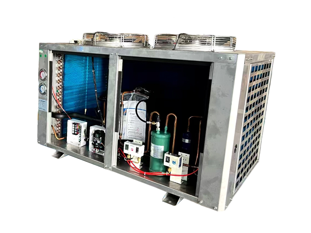 Stainless steel shell U-shaped condensing unit