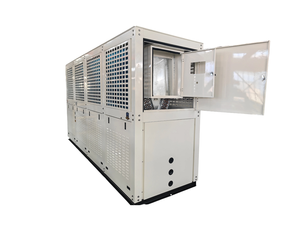 Box-type condensing unit with electric control box