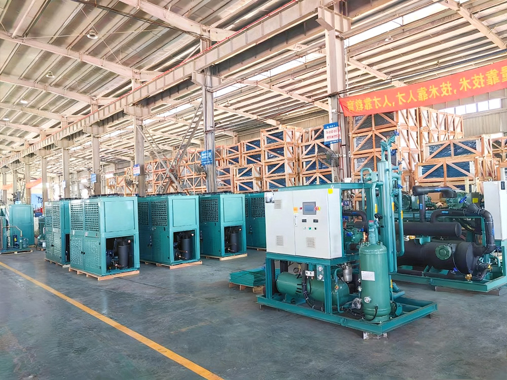 Customized multi-parallel screw compressor units