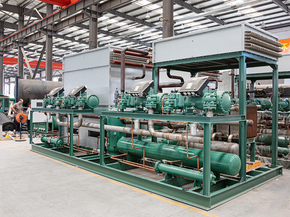 Customized multi-parallel screw compressor units