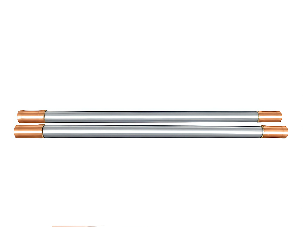 Stainless steel straight pipe with copper joint